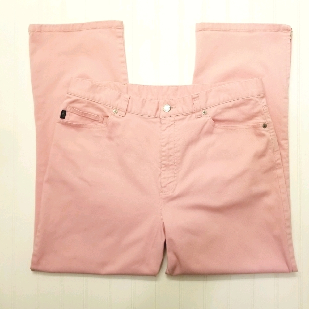 Lauren Jeans Co. Pink Ankle Jeans Sz 12